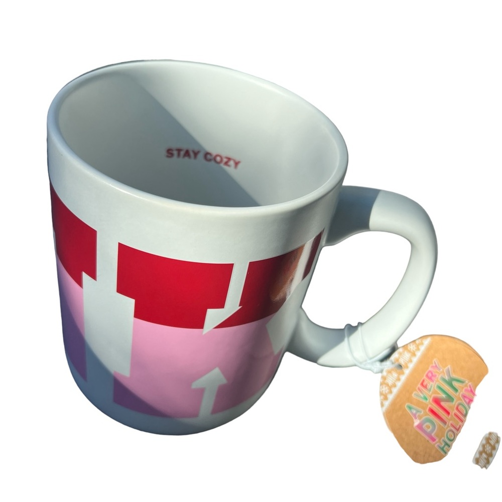VICTORIA’S SECRET PINK LARGE STAY COZY MUG 29.76 fluid ounces NEW w/TAGS